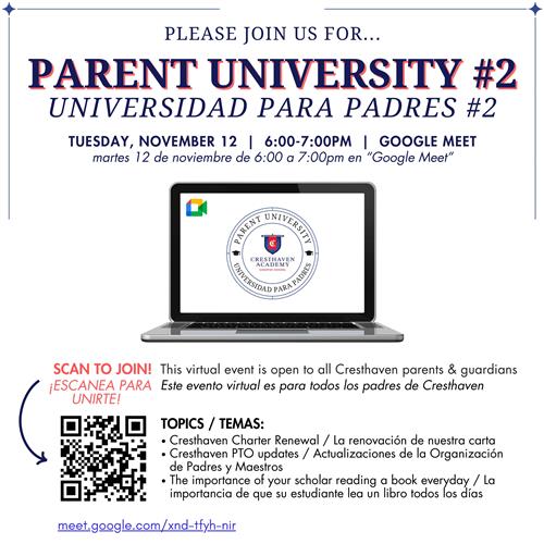 Parent University #2